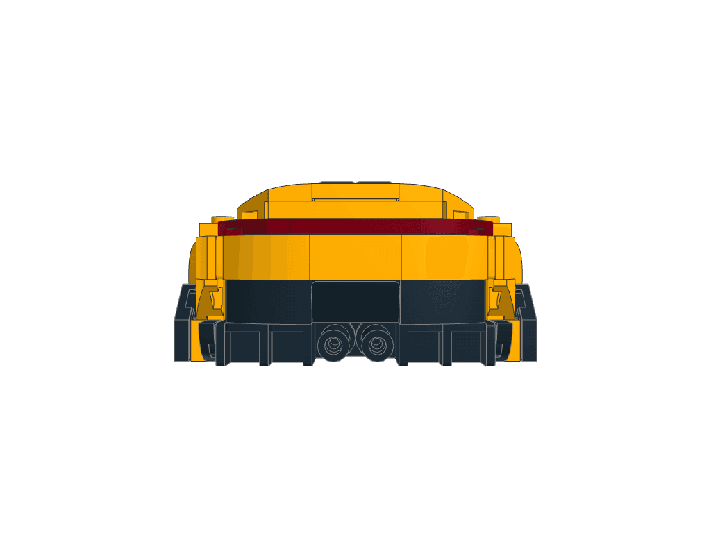 back view of the build