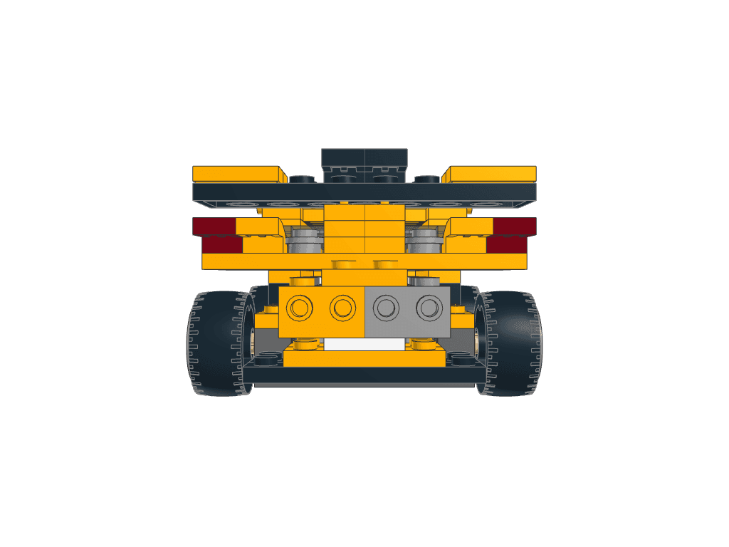 back view of the build