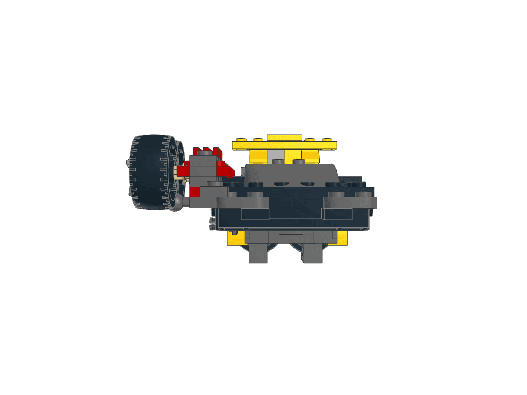 back view of the build