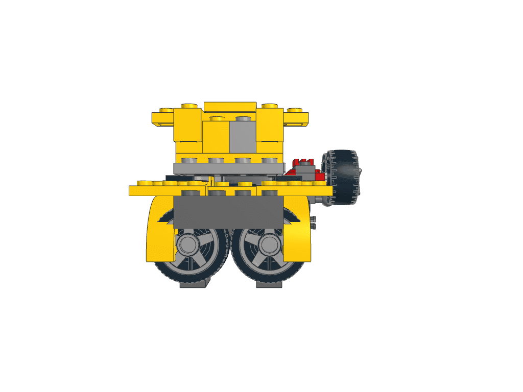front view of the build