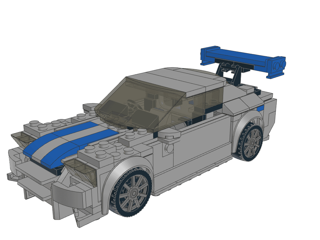 Nissan Skyline GT-R (R34) from instructions built by GPT 6.1 Sol