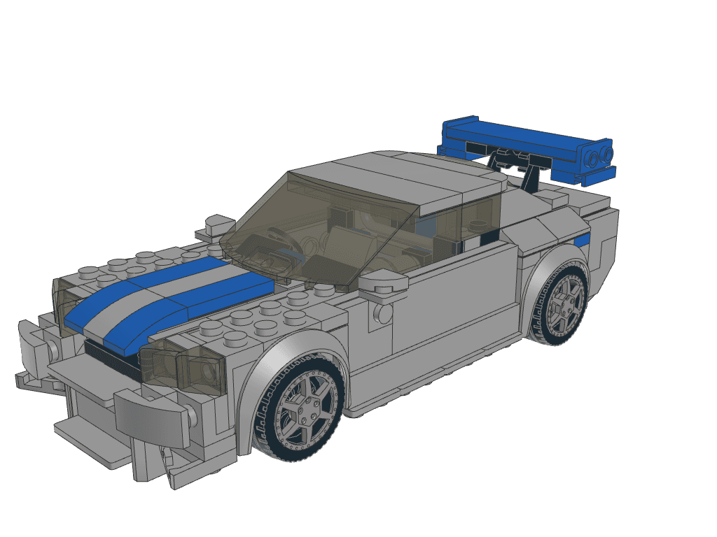 Nissan Skyline GT-R (R34) from instructions built by Claude Sonnet 5.5