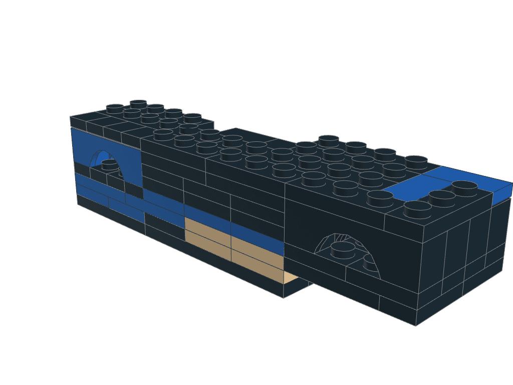 Bugatti Chiron from instructions built by Claude Haiku 5.5