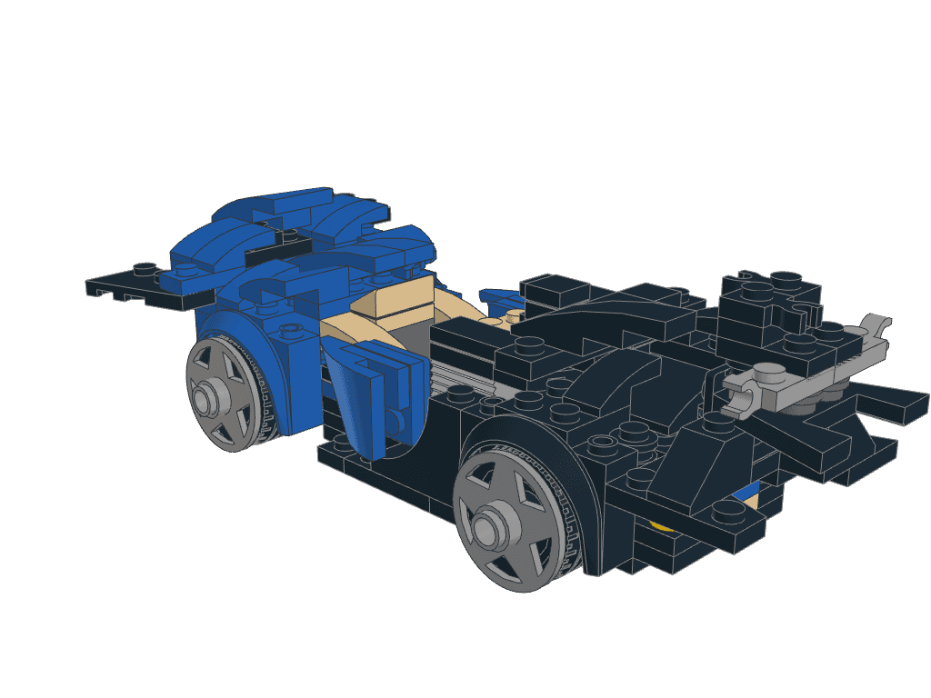 Bugatti Chiron from instructions built by Claude Sonnet 5.5