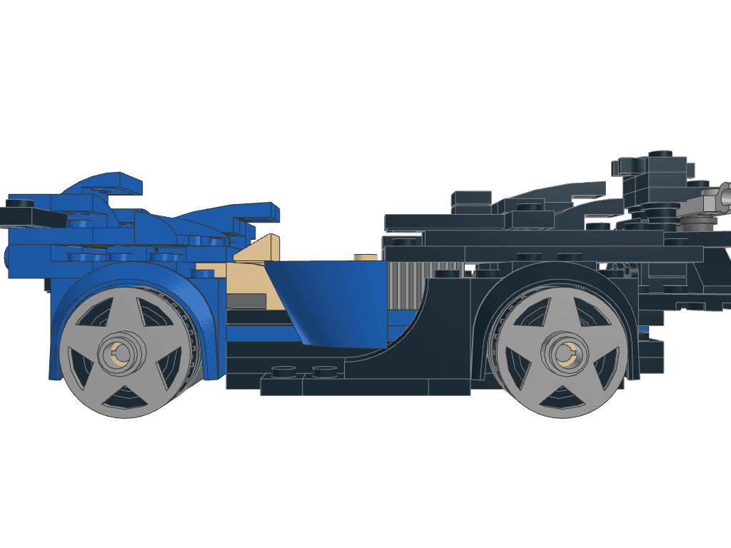 left view of the build