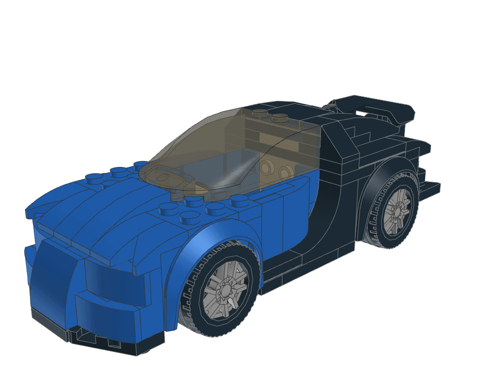 Bugatti Chiron from instructions built by GPT 6 Astra