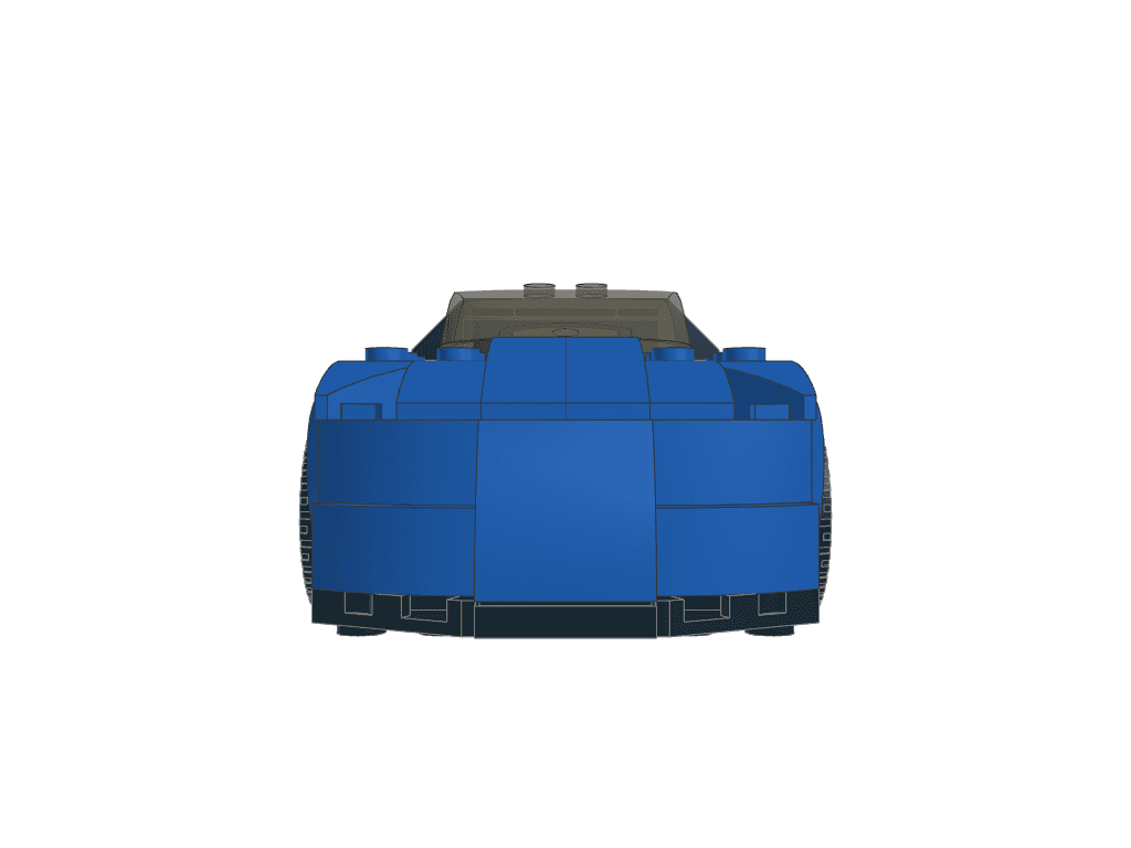 front view of the build