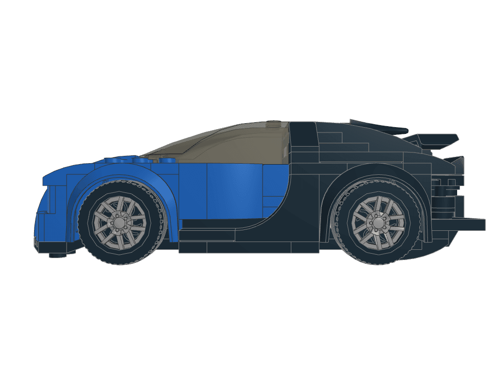 left view of the build