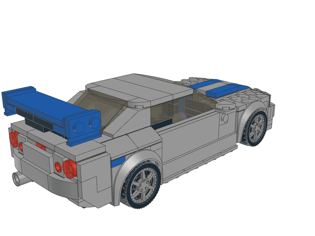 Nissan Skyline GT-R (R34) from instructions built by GPT 6 Astra