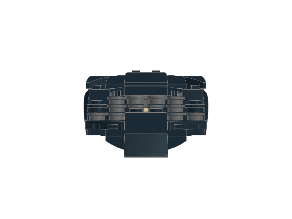 back view of the build