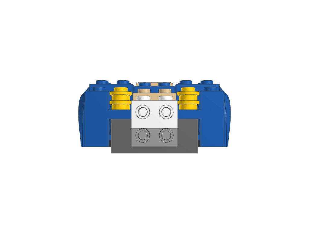 front view of the build
