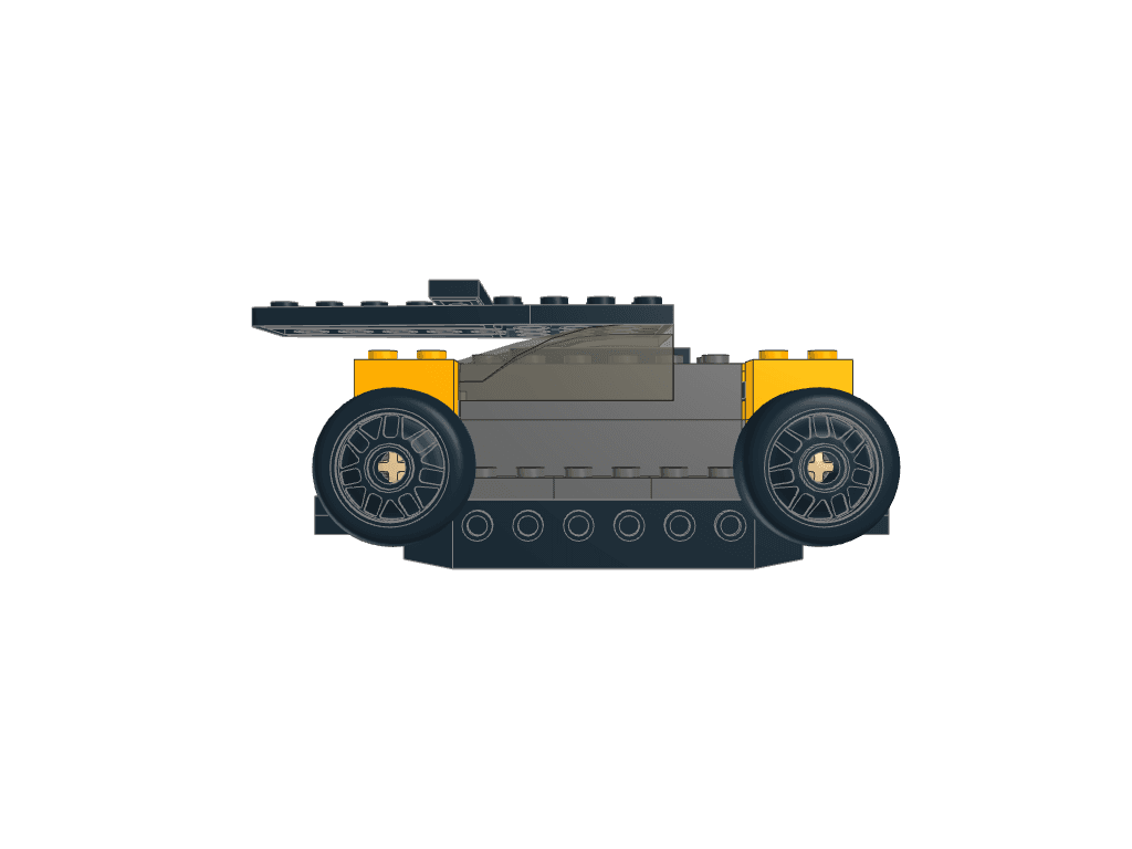 back view of the build