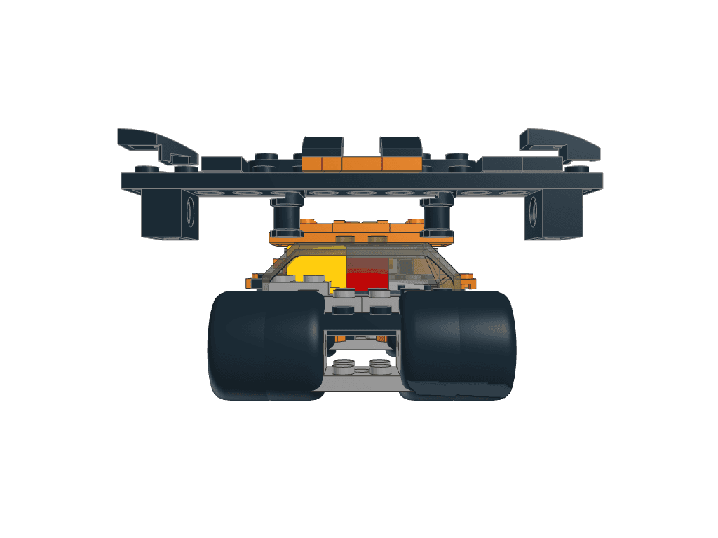 back view of the build