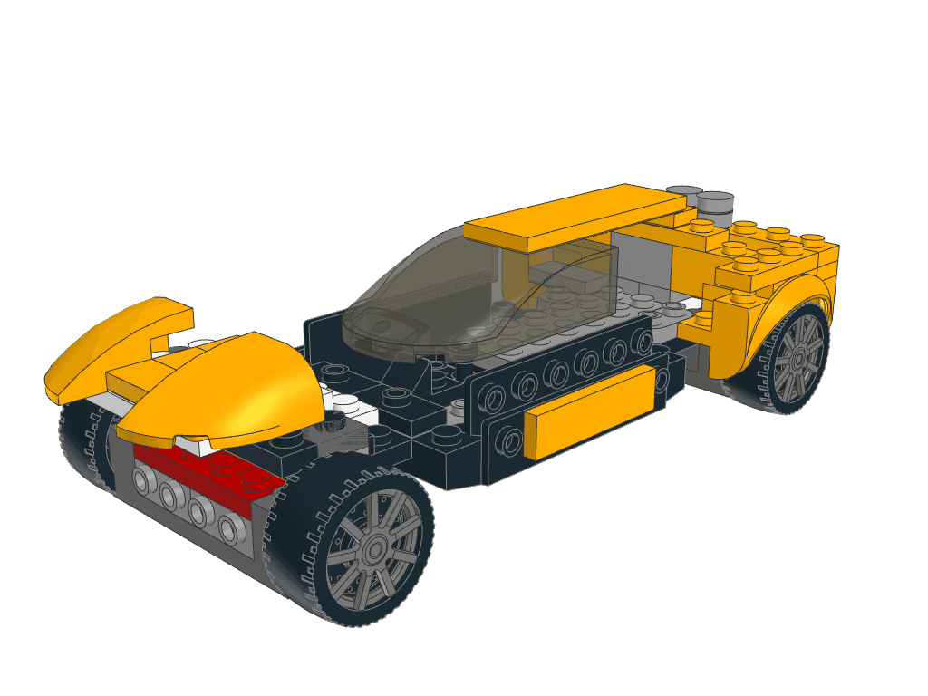 Porsche 911 GT3 RS from instructions built by Muse Wonder Full 1.0