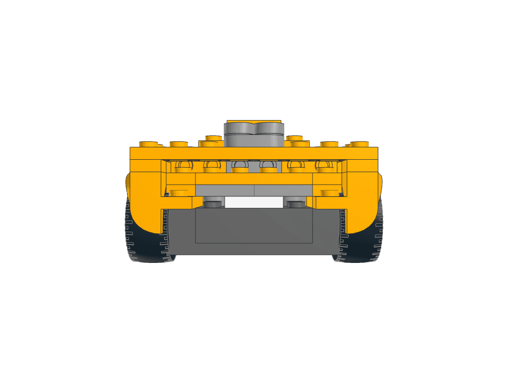 back view of the build