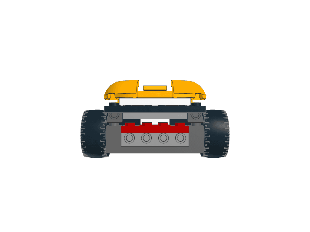 front view of the build