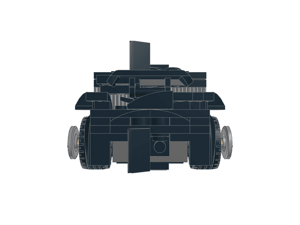 back view of the build