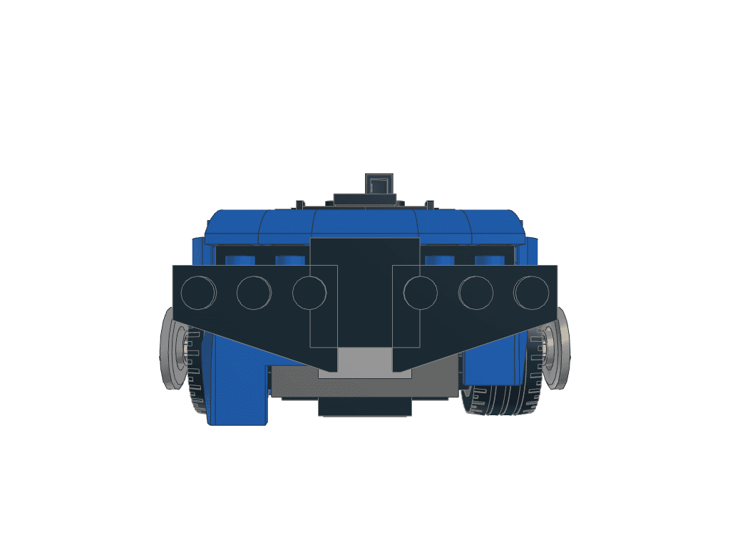 front view of the build