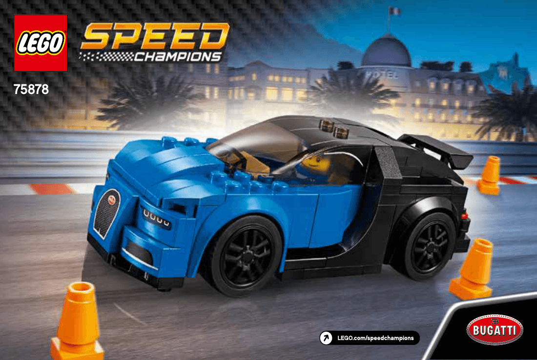 First page of Bugatti Chiron from instructions
