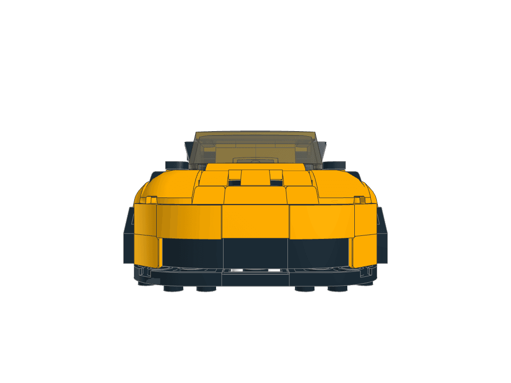 front view of the build