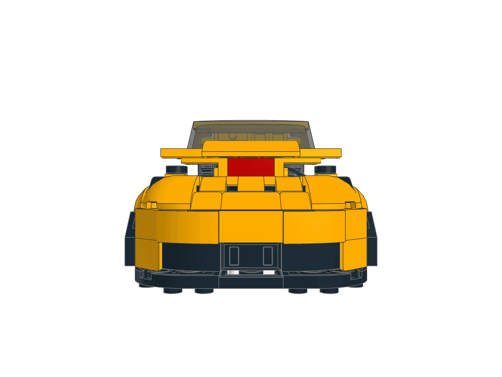 front view of the build