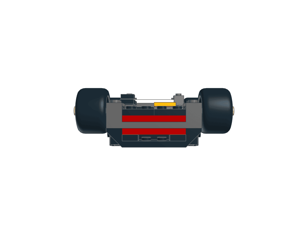front view of the build
