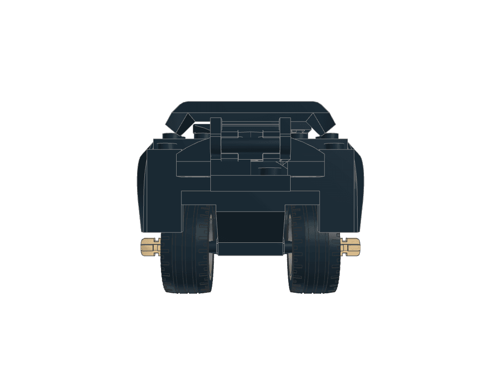 back view of the build