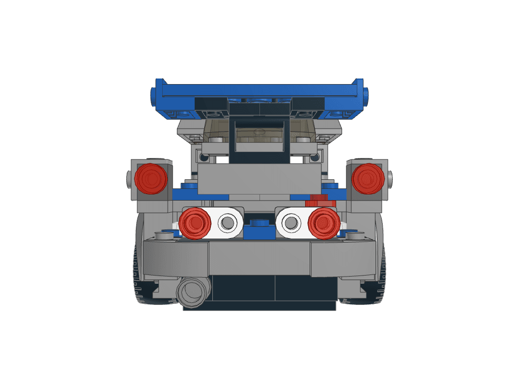 back view of the build