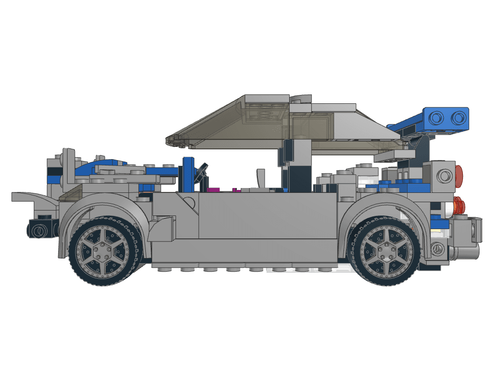 left view of the build