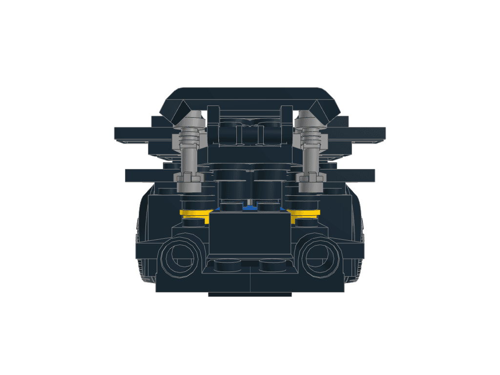 back view of the build