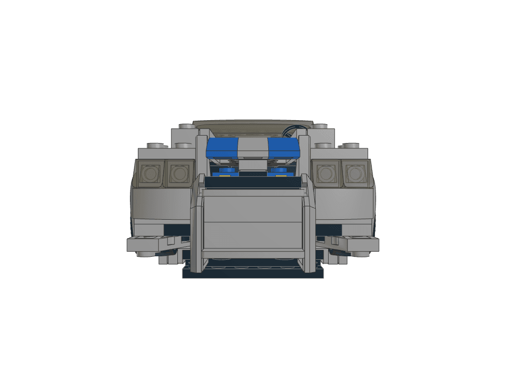 front view of the build