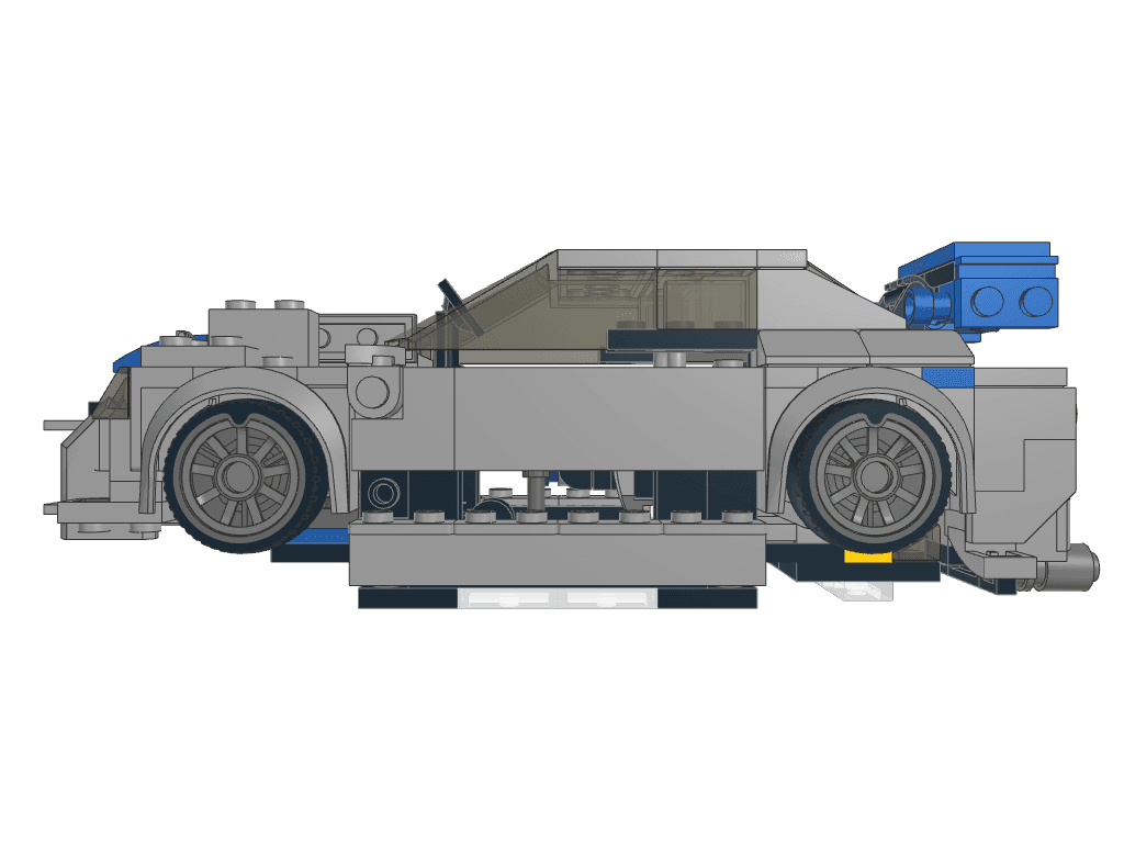 left view of the build