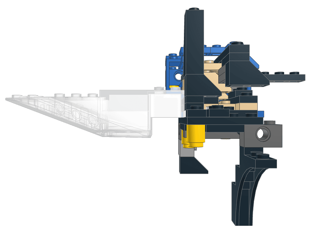 back view of the build