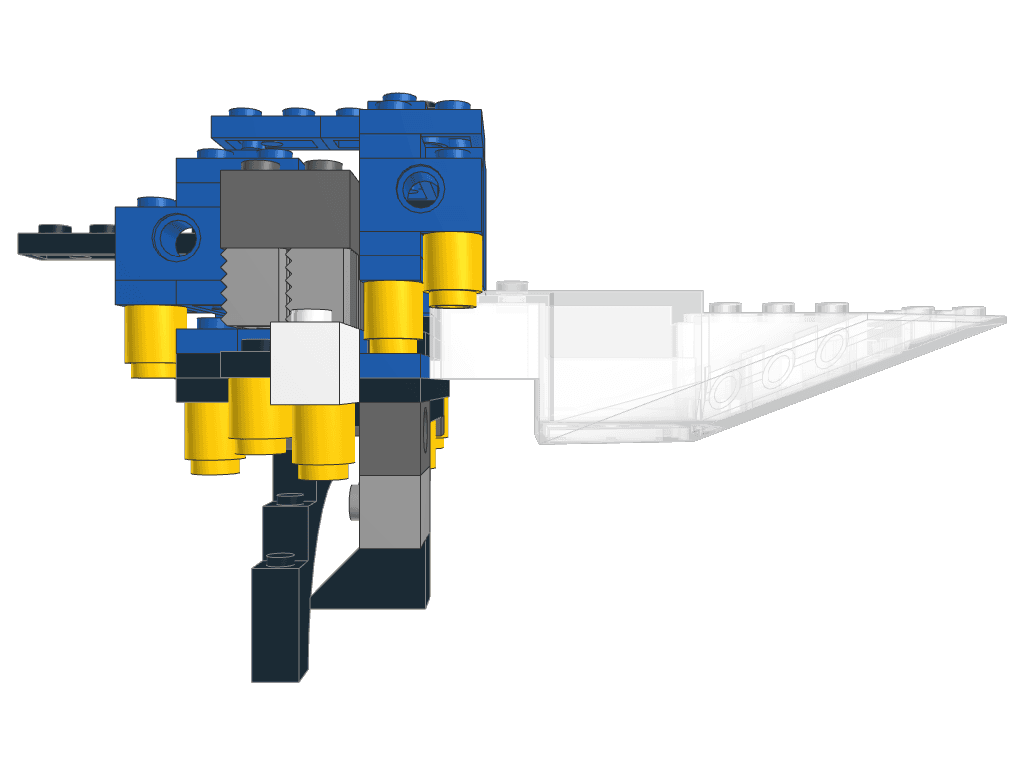 front view of the build