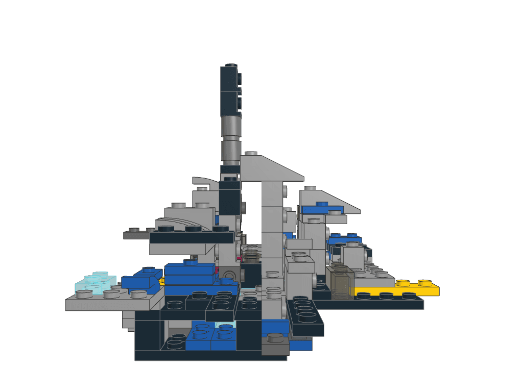 back view of the build