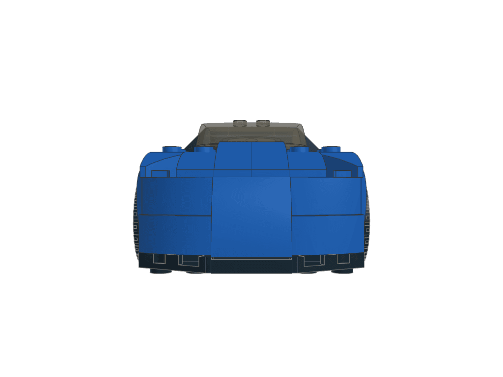 front view of the build