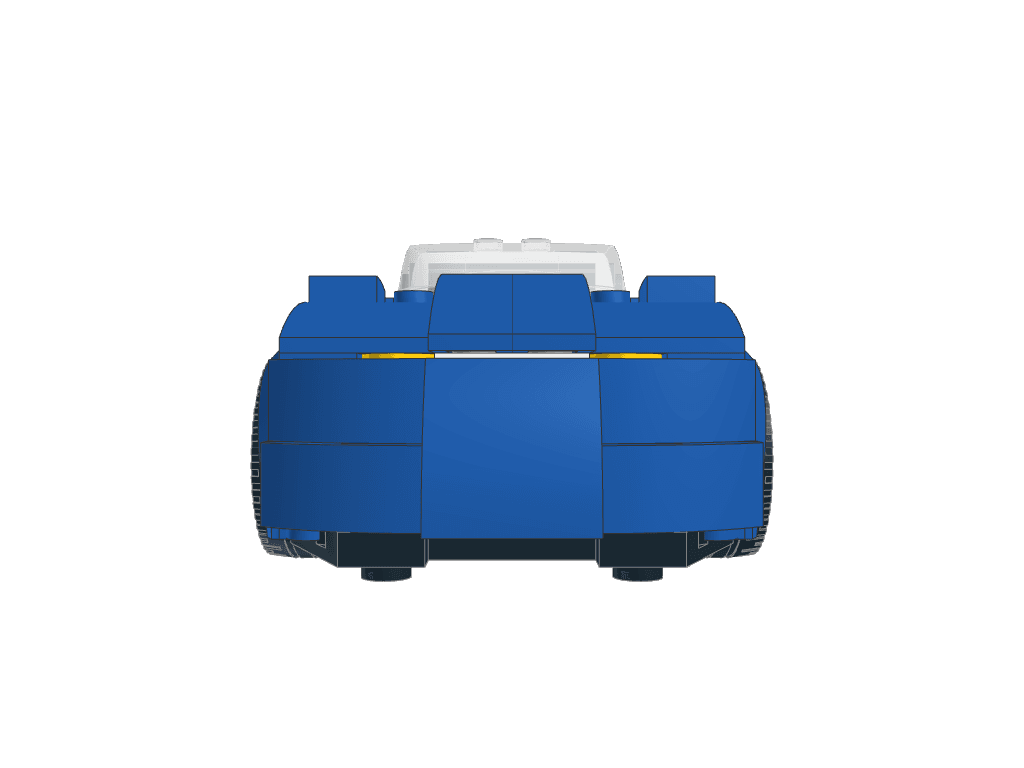 front view of the build