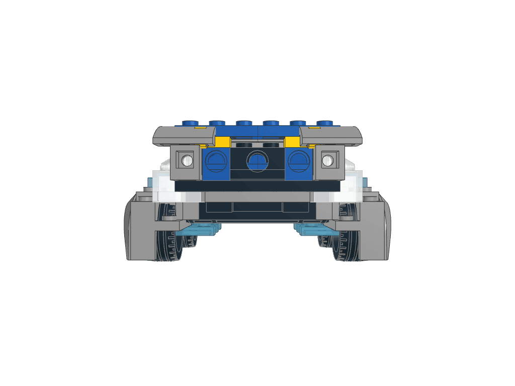 back view of the build