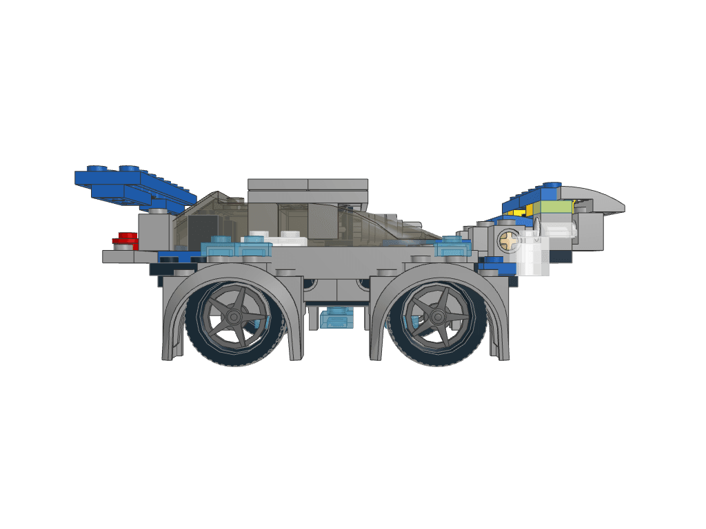 left view of the build