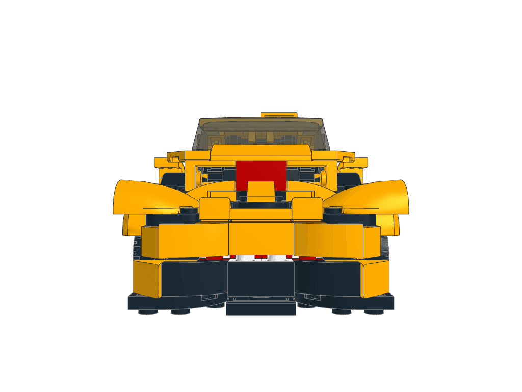 front view of the build