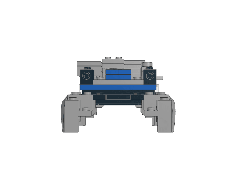 back view of the build