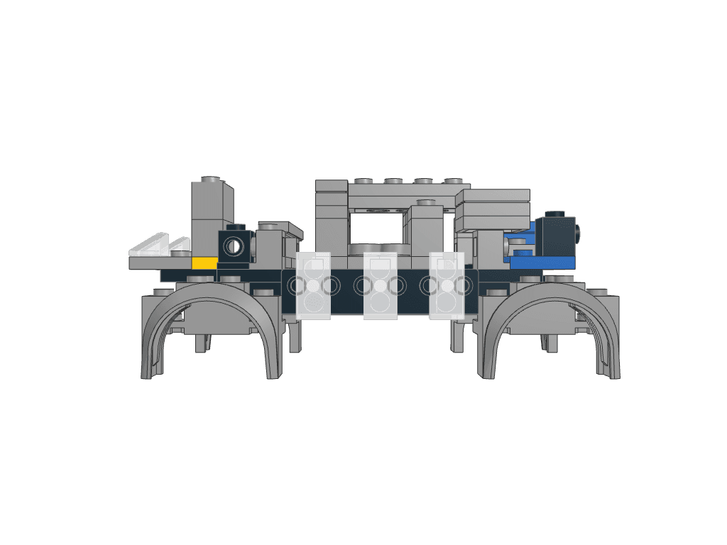 left view of the build