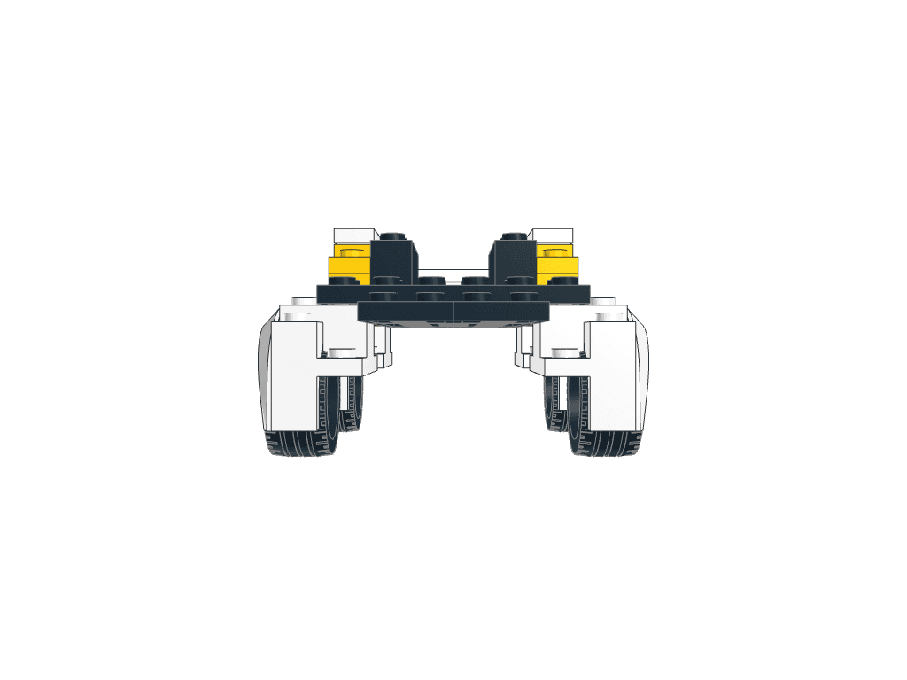 left view of the build