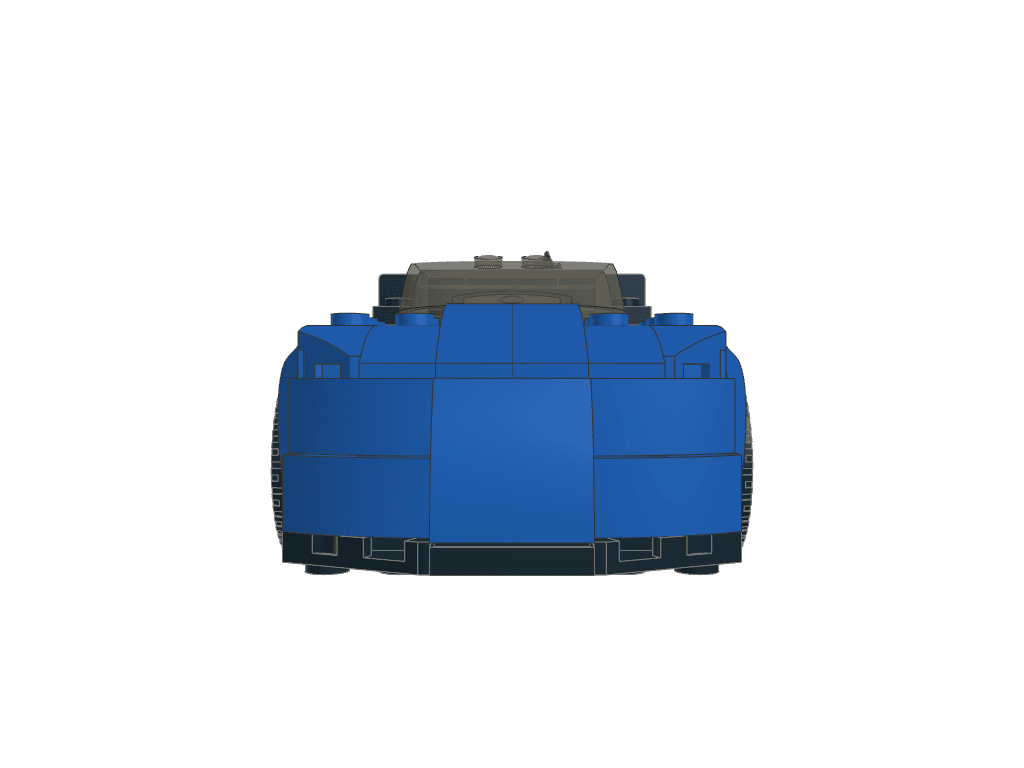front view of the build