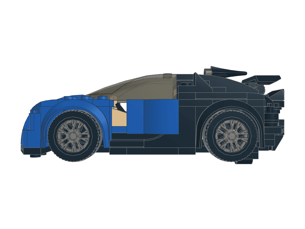 left view of the build