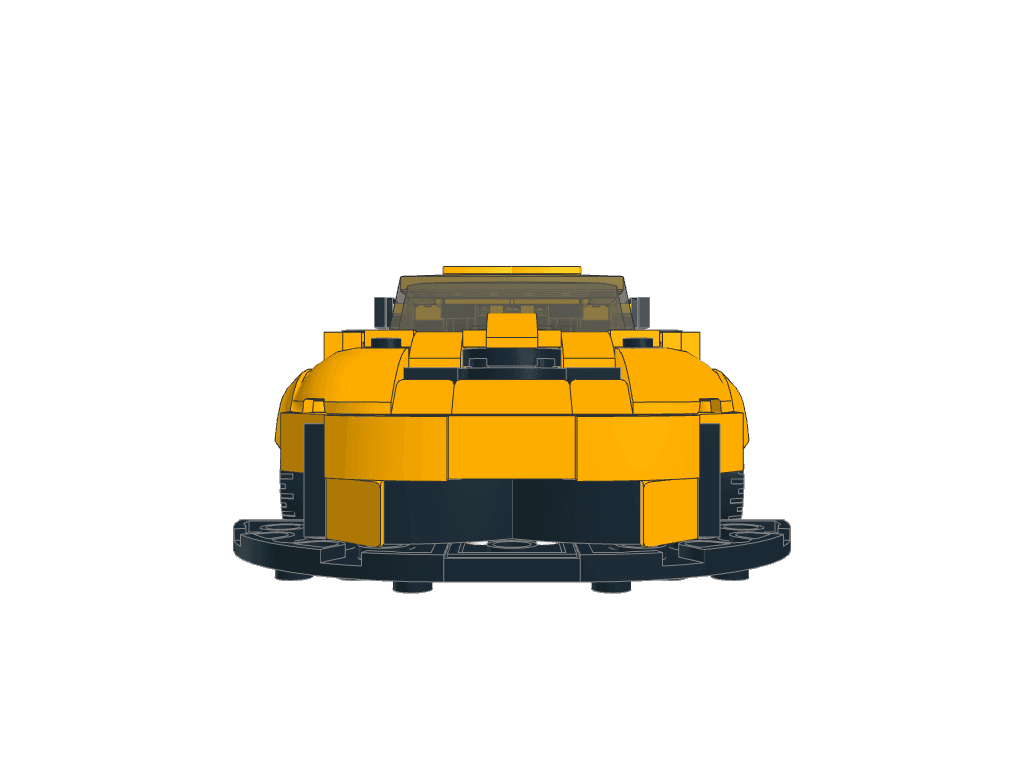 front view of the build