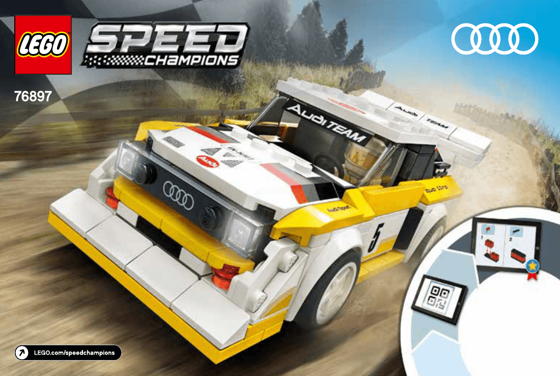 First page of 1985 Audi Sport quattro S1 from instructions